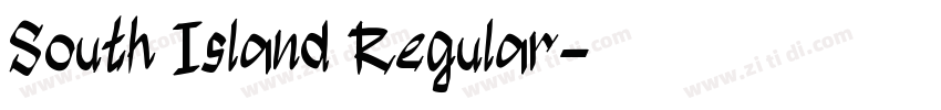 South Island Regular字体转换